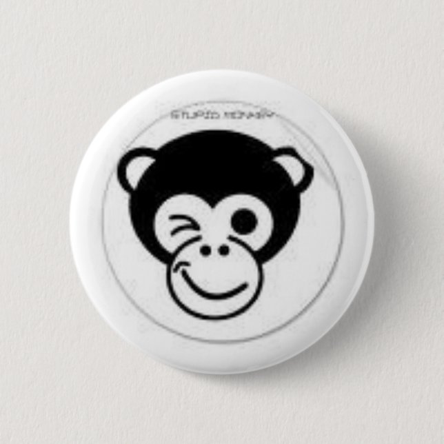 Affe Button (Vorderseite)