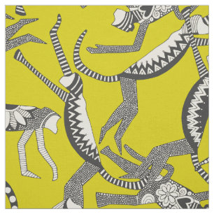 Affe chartreuse stoff