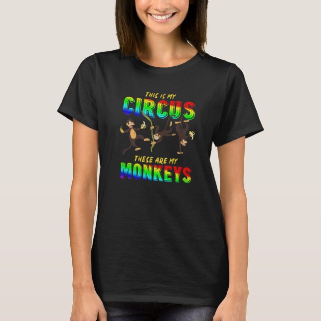 Affe Circus Zoo T-Shirt (Vorderseite)