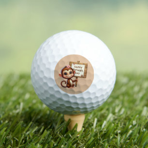 Affe cool Happy Vatertag Golfball