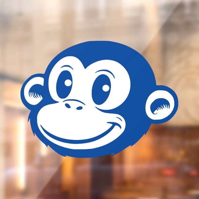 Affe Fensteraufkleber (Blatt 2)