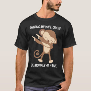 Affe für Männer Vater Menschenaffe Zoo Wildtier T-Shirt
