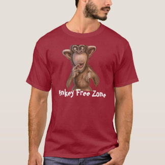 Affe geben T - Shirt frei
