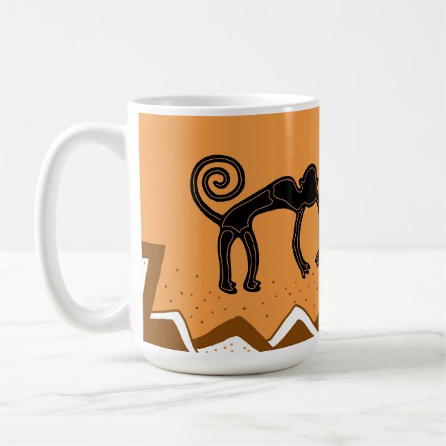 Affe-GebirgsTasse Tasse (Links)