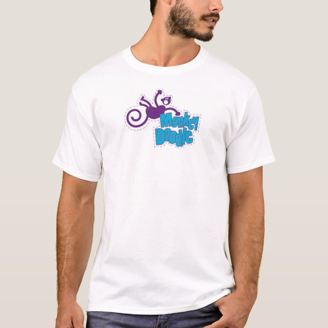Affe-Gekritzel T-Shirt (Vorderseite)