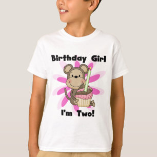 Affe Girl 2. Geburtstag - Tshirts und Geschenke