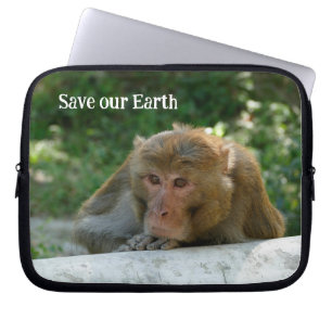 Affe - Großvater Laptopschutzhülle