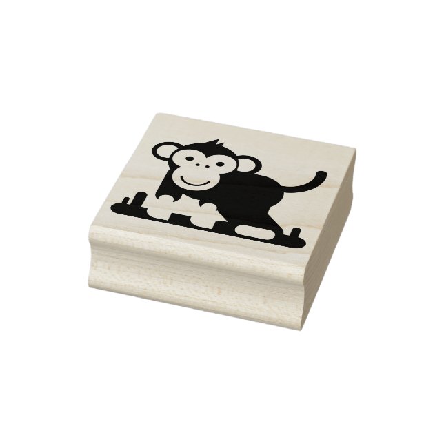 Affe Gummistempel (Stempel)