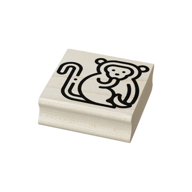 Affe Gummistempel (Stempel)