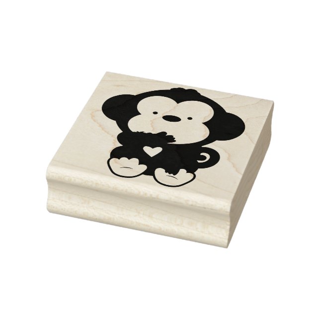 Affe Gummistempel (Stempel)