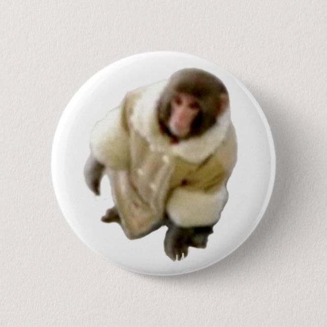 Affe ikea button (Vorderseite)