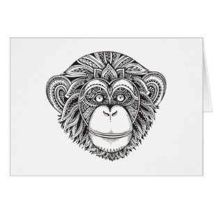 Affe Illustartion Gekritzel