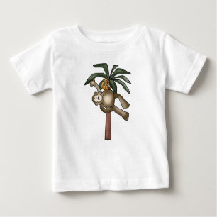 Affe im Bananen-Baum Baby T-shirt