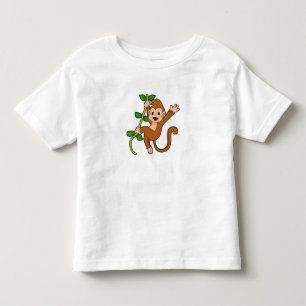 Affe im Dschungel Kleinkind T-shirt