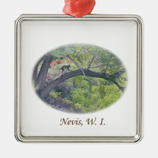 Affe in einem Baum Ornament Aus Metall