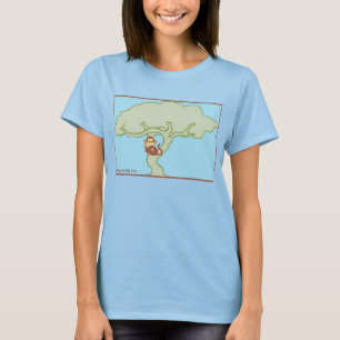 Affe in meinem Baum-T - Shirt mit Logo