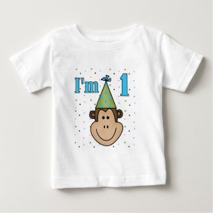 Affe in Party Hat 1st Birthday Tshirts