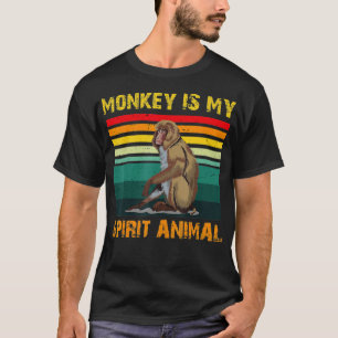Affe ist My Spirit Animal, Affen Liebhaber T-Shirt