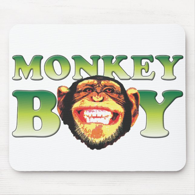 Affe-Junge Mousepad (Vorne)