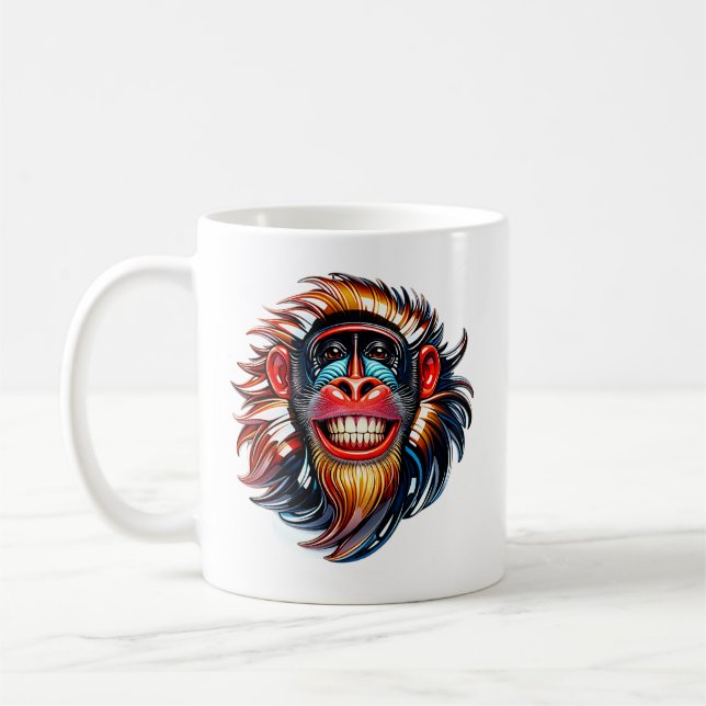 Affe Kaffeetasse (Links)