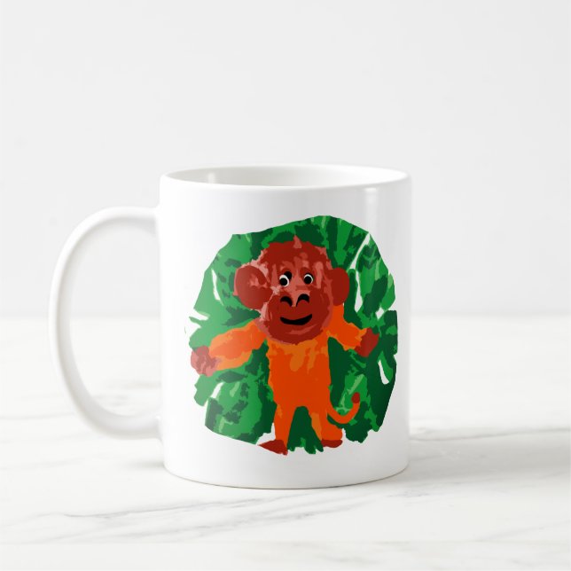 Affe Kaffeetasse (Links)