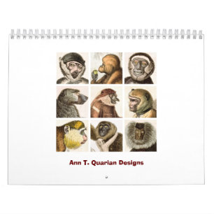 Affe-Kalender Kalender