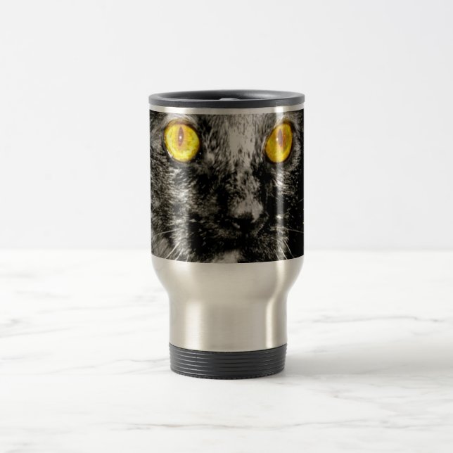 Affe-Katzen-Reise-Tasse Reisebecher (Mittel)