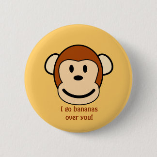 Affe-Knopf Button