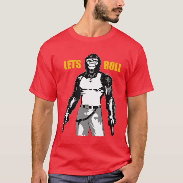 AFFE LÄSST ROLLE T-Shirt (Vorderseite)