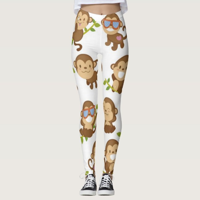 Affe Leggings (Vorderseite)