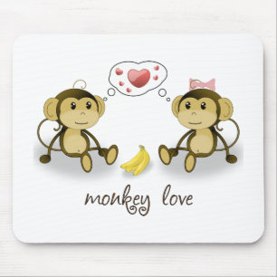 Affe-Liebe Mousepad