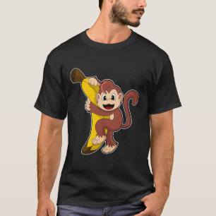 Affe mit Banane (1).PNG T-Shirt