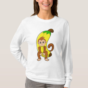 Affe mit Banane T-Shirt