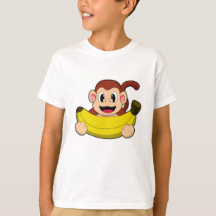 Affe mit Banane T-Shirt