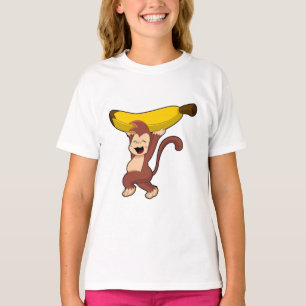 Affe mit Banane T-Shirt