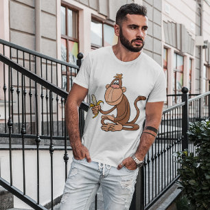 Affe mit Banane T - Shirt