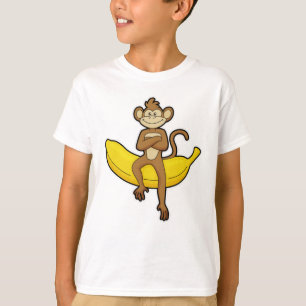 Affe mit Banane T-Shirt