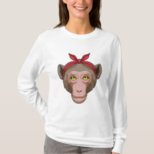 Affe mit Bandana T-Shirt