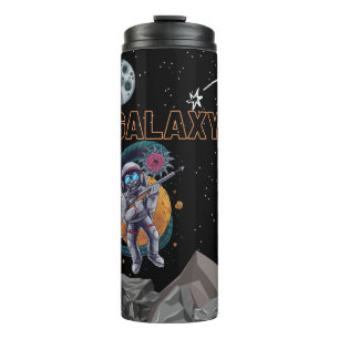 Affe mit einer Waffe aus dem All, Galaxie Thermosbecher
