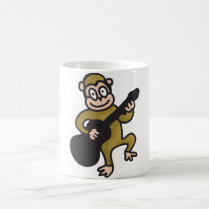 Affe mit Gitarre Tasse