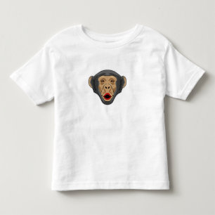 Affe mit Kiss Mund Kleinkind T-shirt