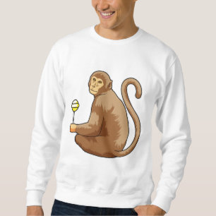 Affe mit Lollipop Sweatshirt