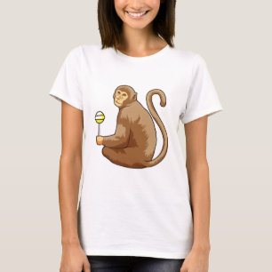 Affe mit Lollipop T-Shirt