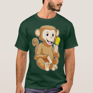 Affe mit Popsikel T-Shirt