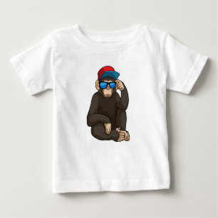 Affe mit Sonnenbrille Baby T-shirt