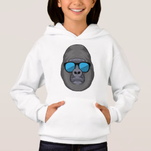 Affe mit Sonnenbrille Hoodie