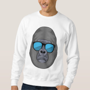 Affe mit Sonnenbrille Sweatshirt