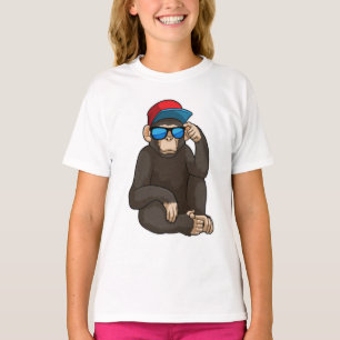 Affe mit Sonnenbrille T-Shirt
