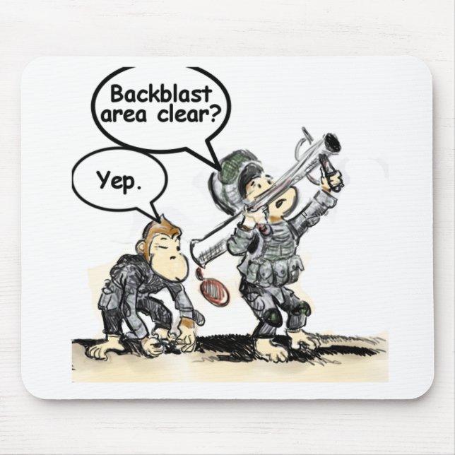 Affe Mousepad (Vorne)