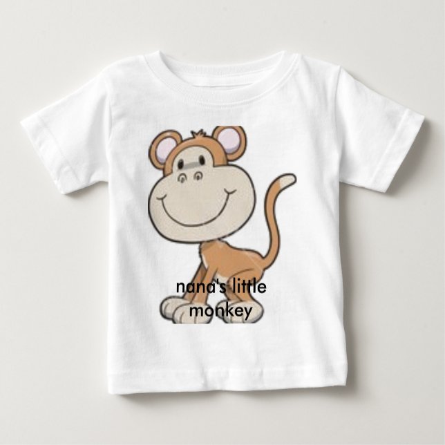 Affe, Nanas kleiner Affe Baby T-shirt (Vorderseite)